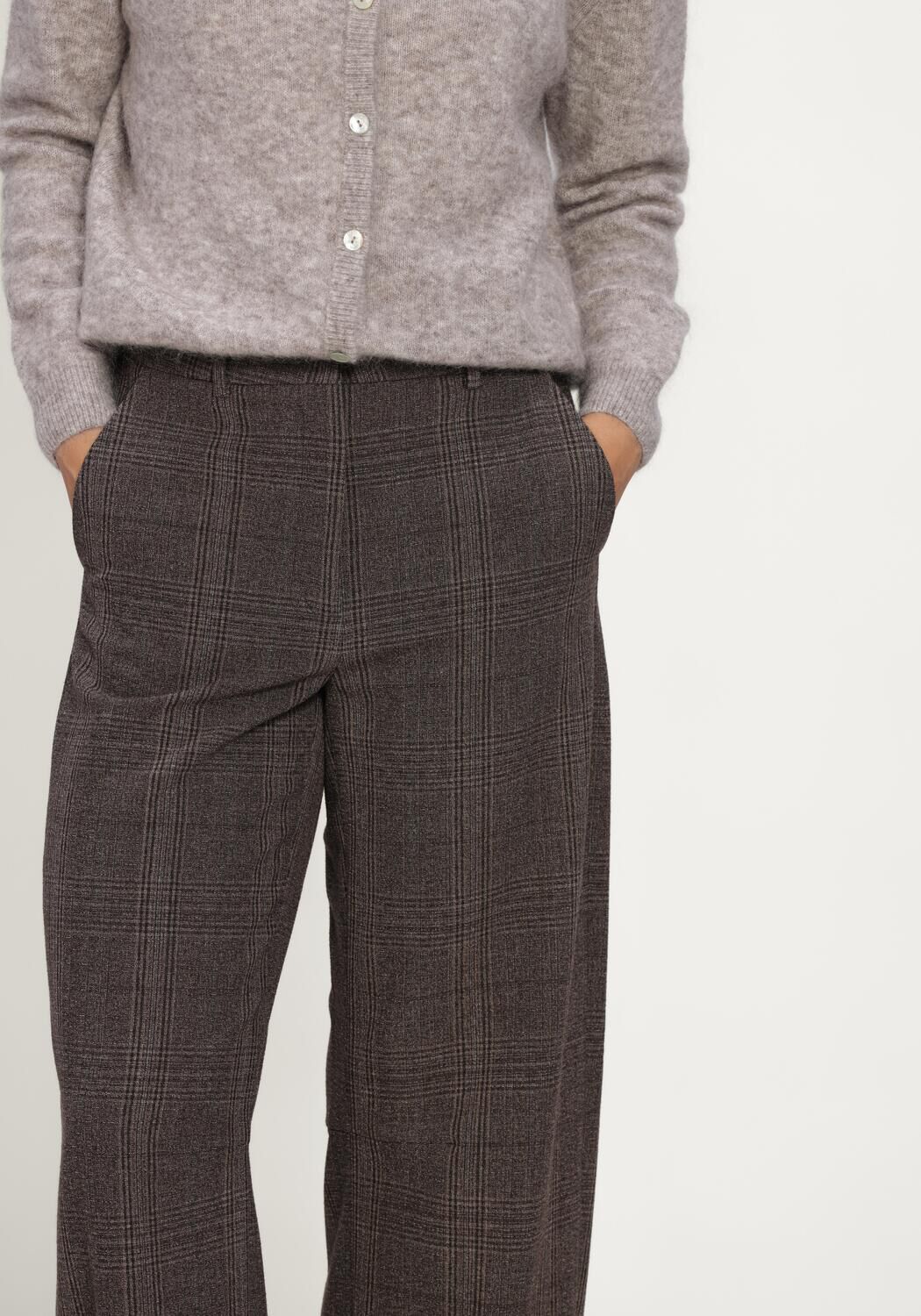 Braune CAMBIO Weite Hose EDITA - large
