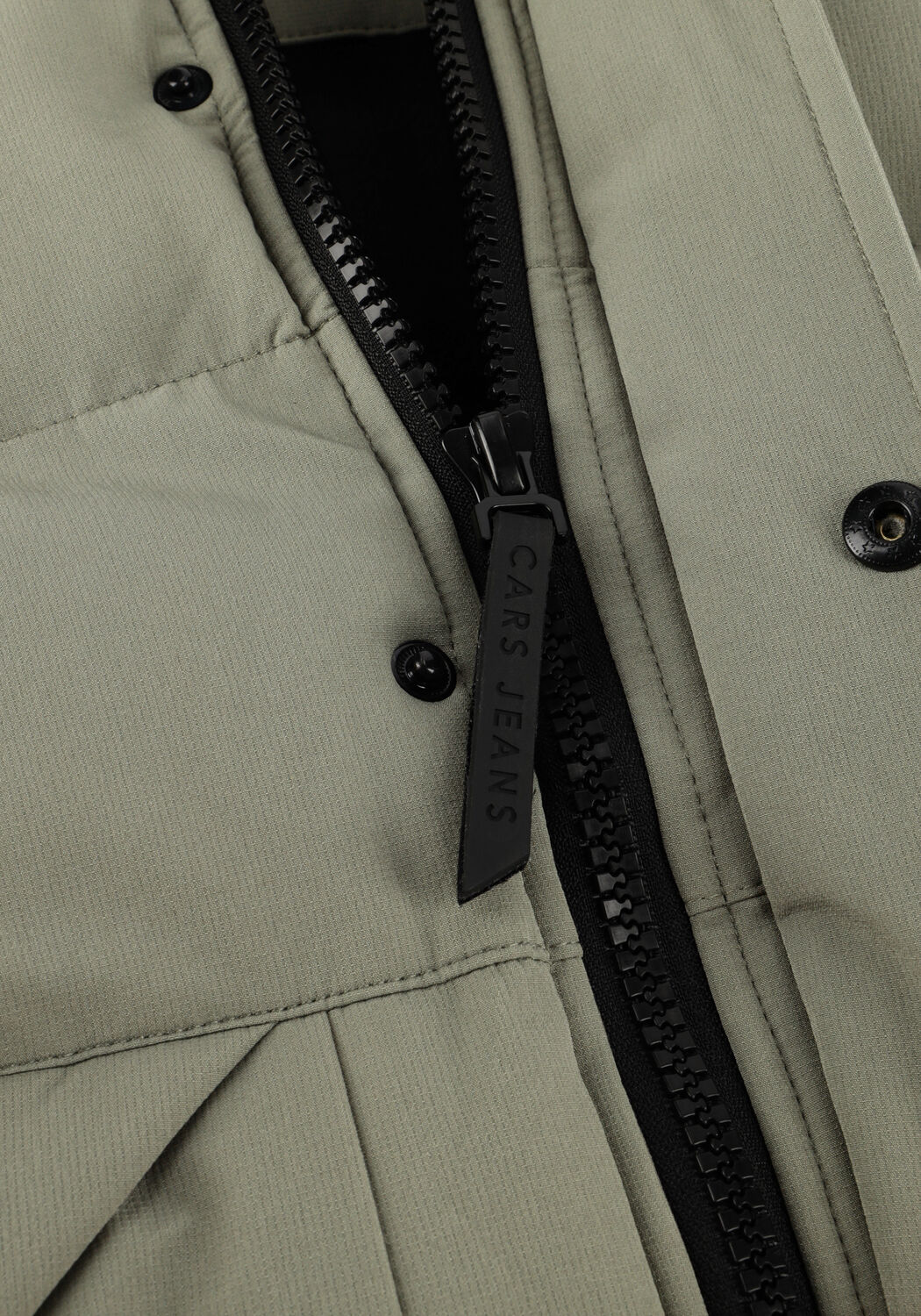 Khaki CARS JEANS Wattierte Jack CAMDEN - large