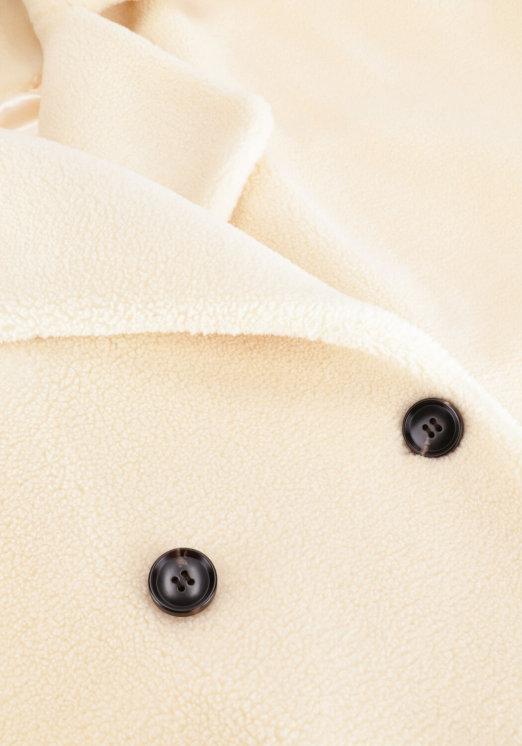 Beige IBANA Teddy-Jacke CAJA - large