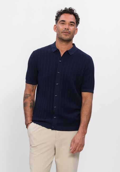 Dunkelblau BLUE INDUSTRY Polo-Shirt POLO - large