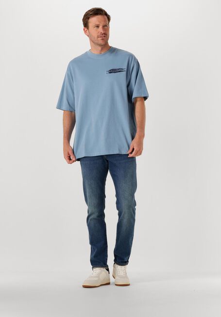 Hellblau SCOTCH & SODA T-shirt LOOSE-FIT ARTWORK T-SHIRT - large