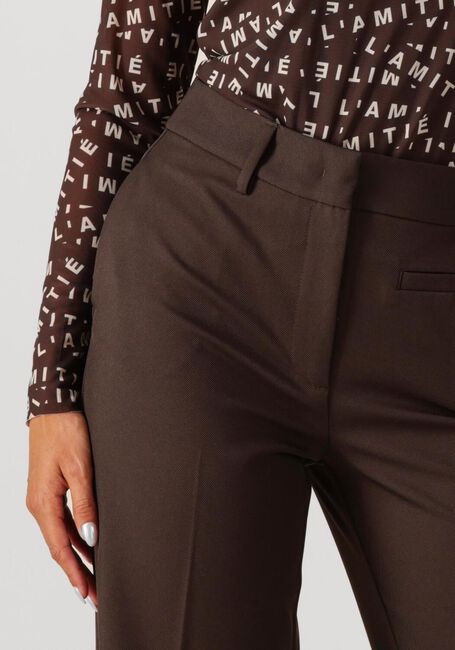 Braune HAUTE L'AMITIÉ Hose PREMIERE PLAIN TALL PANT - large