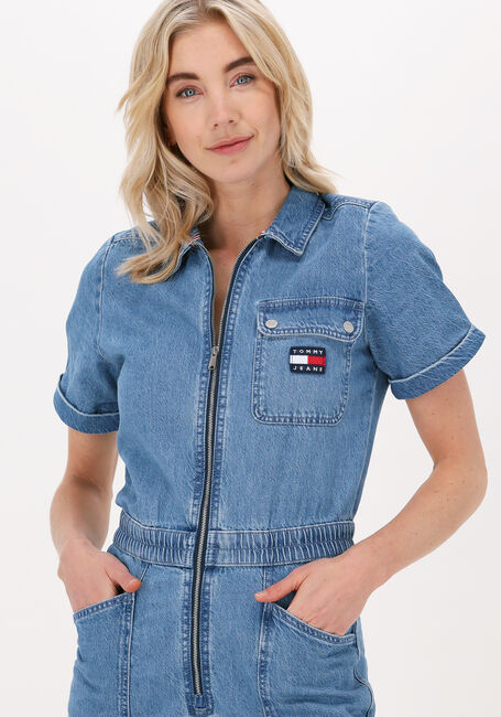 Hellblau TOMMY JEANS Jumpsuit TJW BADGE DENIM PLAYSUIT - large