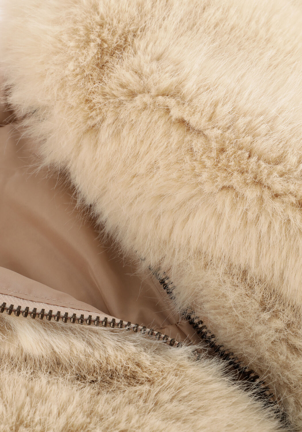 Creme EST'SEVEN Fake-Fur-Jack KINSKI WILD JACKET - large