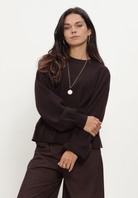 Braune GESTUZ Pullover & Cardigans GZMANZI WAIST PULLOVER - large