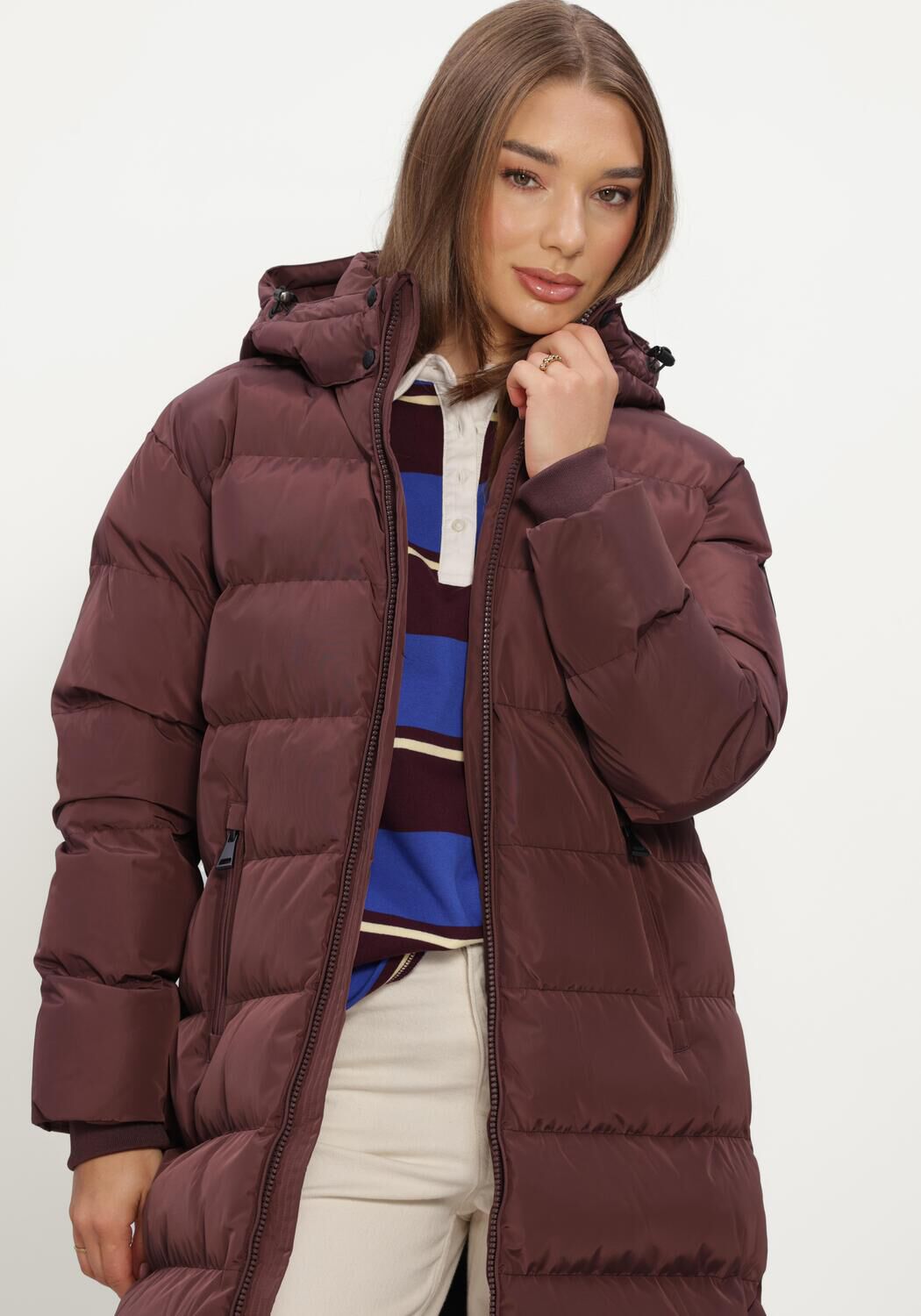 Bordeaux AIRFORCE Wattierte Jack GRACE JACKET - large