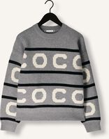 Graue CO'COUTURE Pullover ROW LOGO KNIT Graue CO'COUTURE Pullover ROW LOGO KNIT - medium