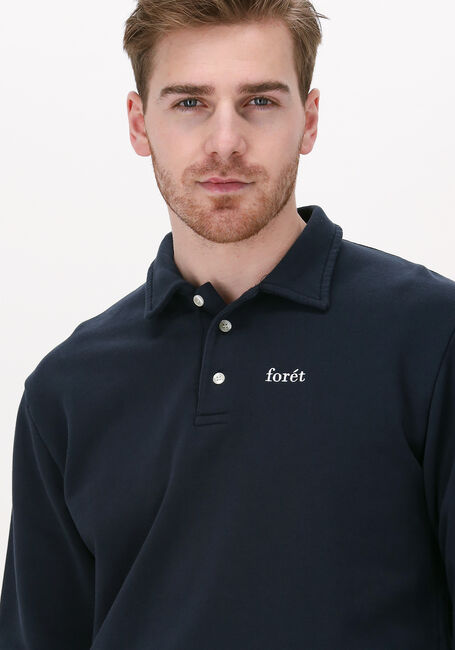 Dunkelblau FORÉT Polo-Shirt HERB - large