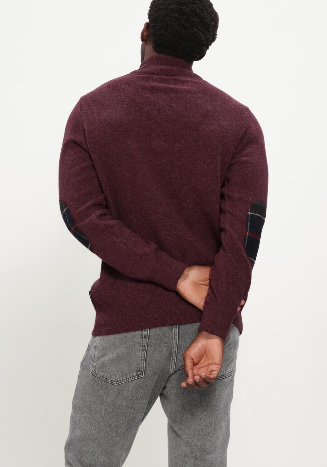 Rosane BARBOUR Pullover HOLDEN HALF ZIP KNITTED JUMPER KNITWEAR - large