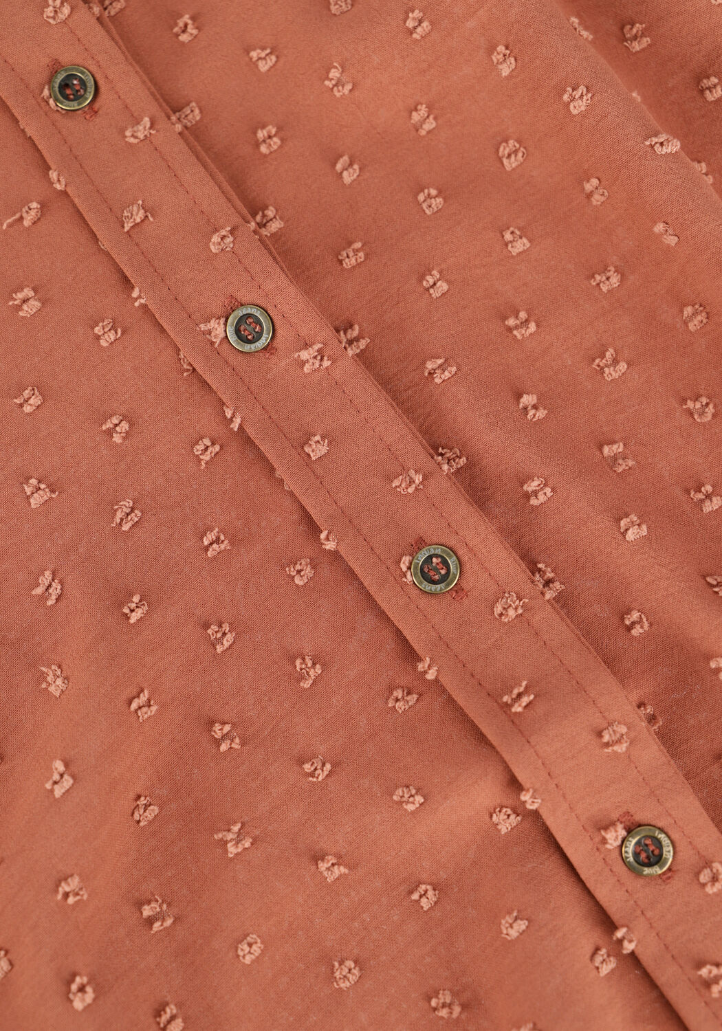 Braune INDIAN BLUE JEANS Blusen DOTS SHIRT - large