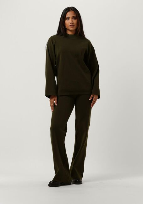 Dunkelgrün ANOTHER LABEL Pullover LUKTAR KNITTED PULL L/S - large
