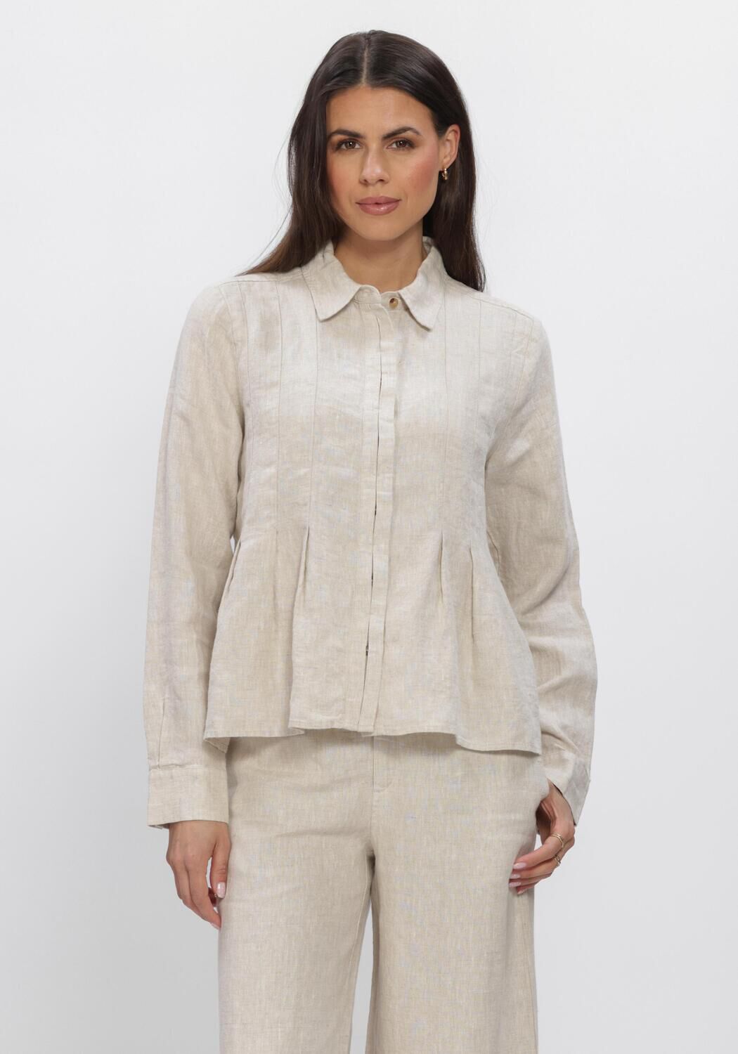 Ecru INWEAR Blusen DILANAIW PLEATED SHIRT - large