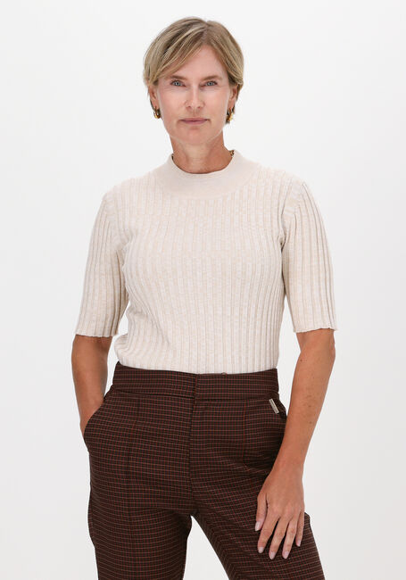 Sand NEO NOIR Top MALLOY SPACE DYE BLOUSE - large
