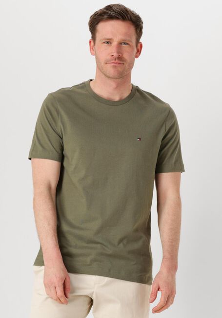 Olive TOMMY HILFIGER T-shirt ESS SEASONAL REG FIT SOLID TEE - large
