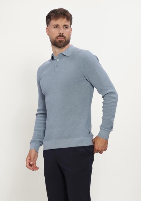 Hellblau SAINT STEVE Polo-Shirt SANDER-S - large