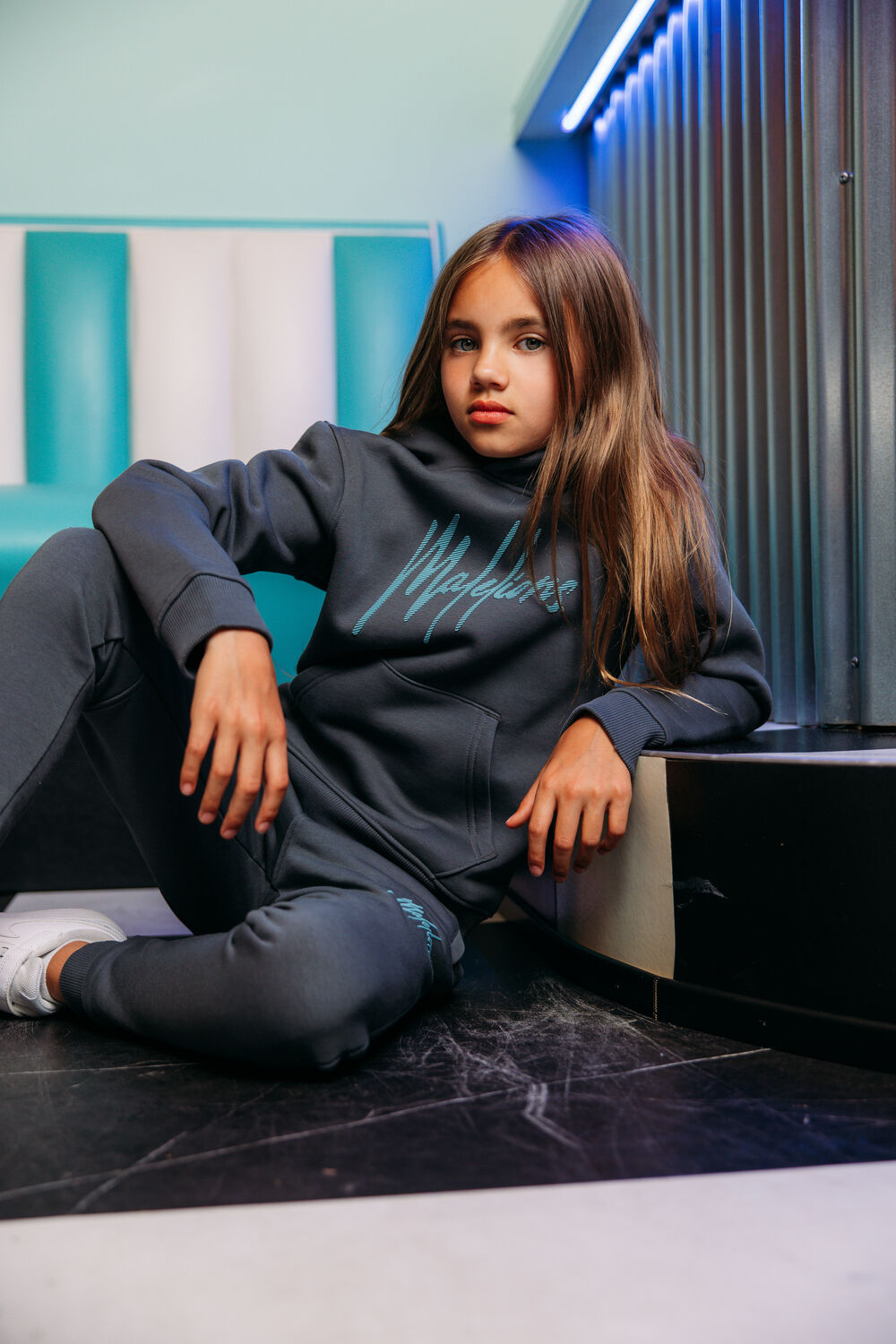 Graue MALELIONS Pullover & Cardigans SIGNATURE HOODIE - large