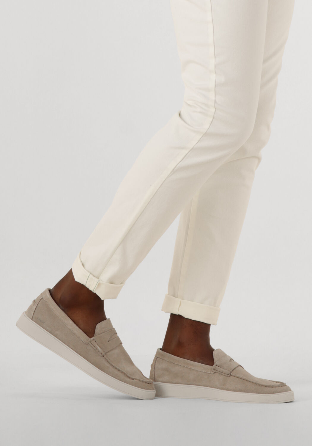 Beige BLACKSTONE Loafer ZUKO ENZO - large