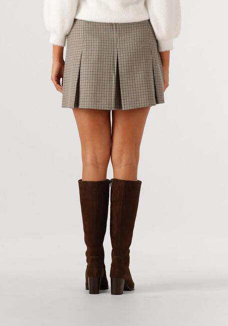 Beige CATWALK JUNKIE Minirock PLEATED CHECK SKIRT - large
