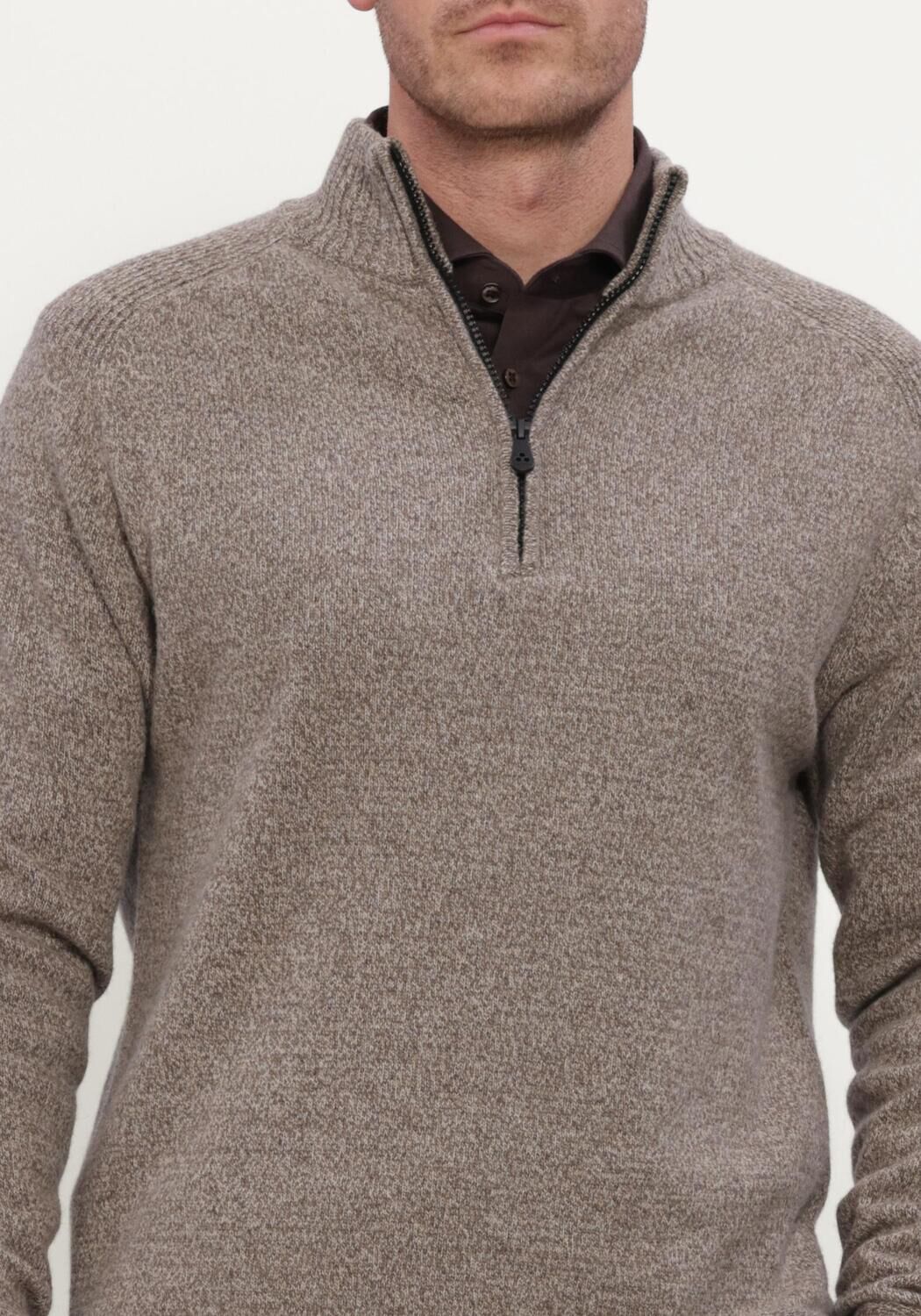 Graue PEUTEREY Pullover BRAILLE GRS 04 - large