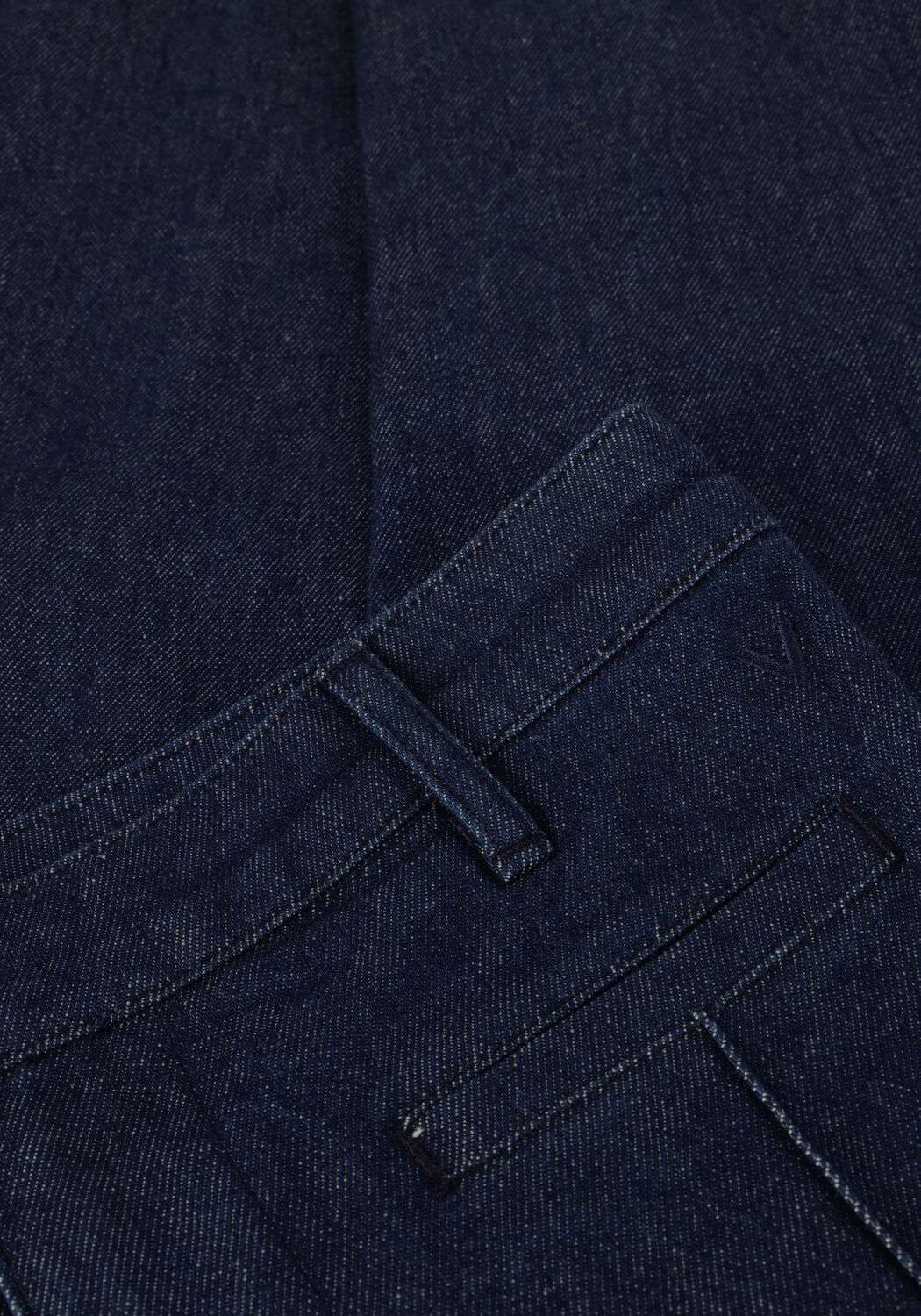 Blaue VANILIA Weite Hose RINSED BOOTCUT HIGH WAIST JEANS - large