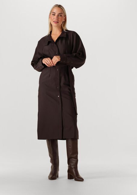 Braune CO'COUTURE Midikleid ZELLACC BATWING DRESS - large