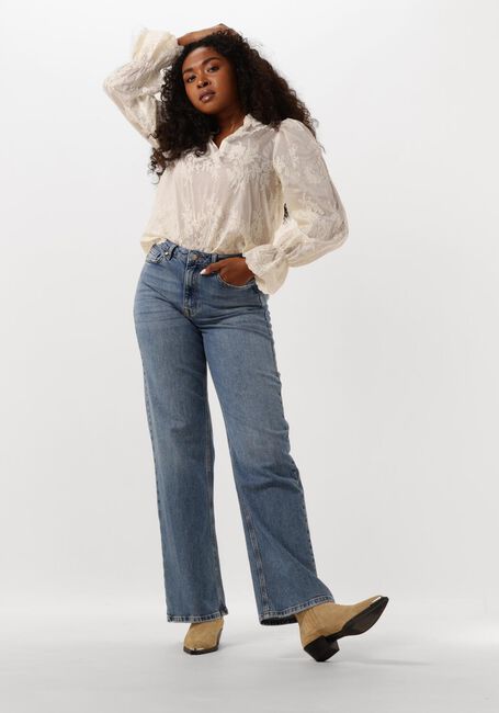 Ecru NEO NOIR Blusen AMARA BIG EMBROIDERY BLOUSE - large