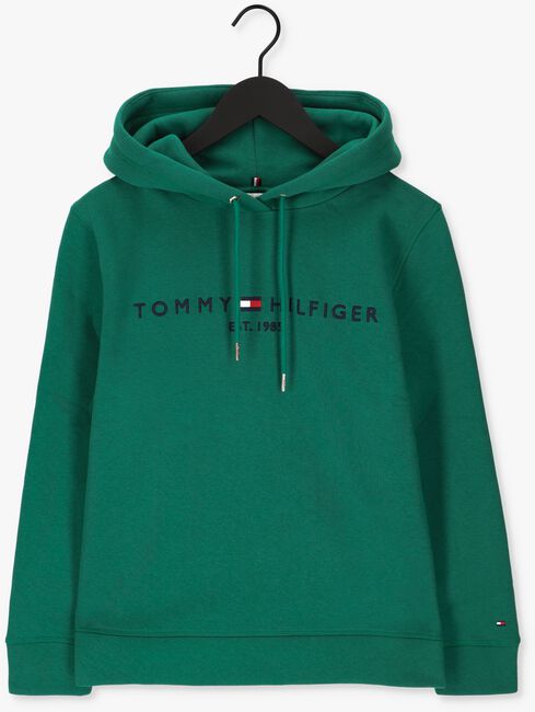Grüne TOMMY HILFIGER Sweatshirt REGULAR HILFIGER HOODIE - large