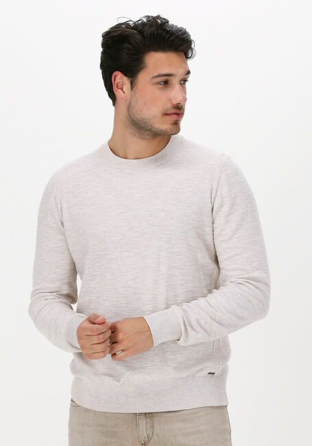 Weiße DSTREZZED Pullover MERCURY CREW MELANGE SLUB - large