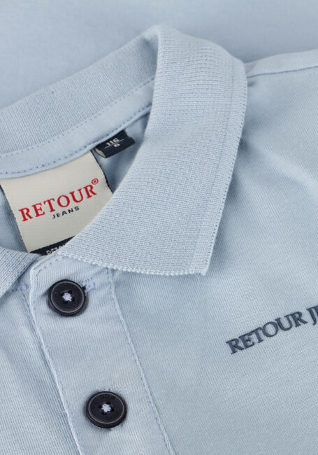 Hellblau RETOUR Polo-Shirt ANTONY - large
