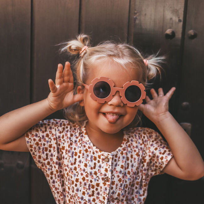 Hell-Pink SALTED STORIES Sonnenbrille SOLID SUNGLASSES - large