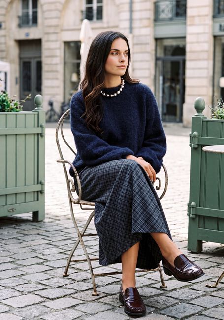 Dunkelgrau NOTRE-V Maxirock NV-ISADORA NAVY - large