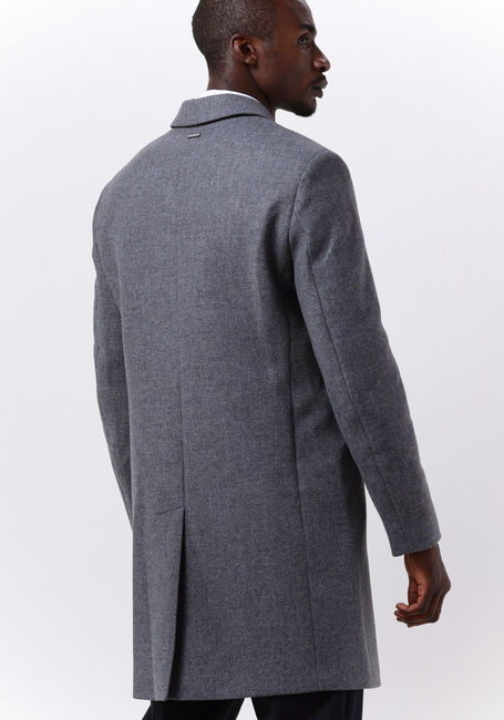 Graue TOMMY HILFIGER Mäntel DRESSED CASUAL WOOL MIX COAT - large
