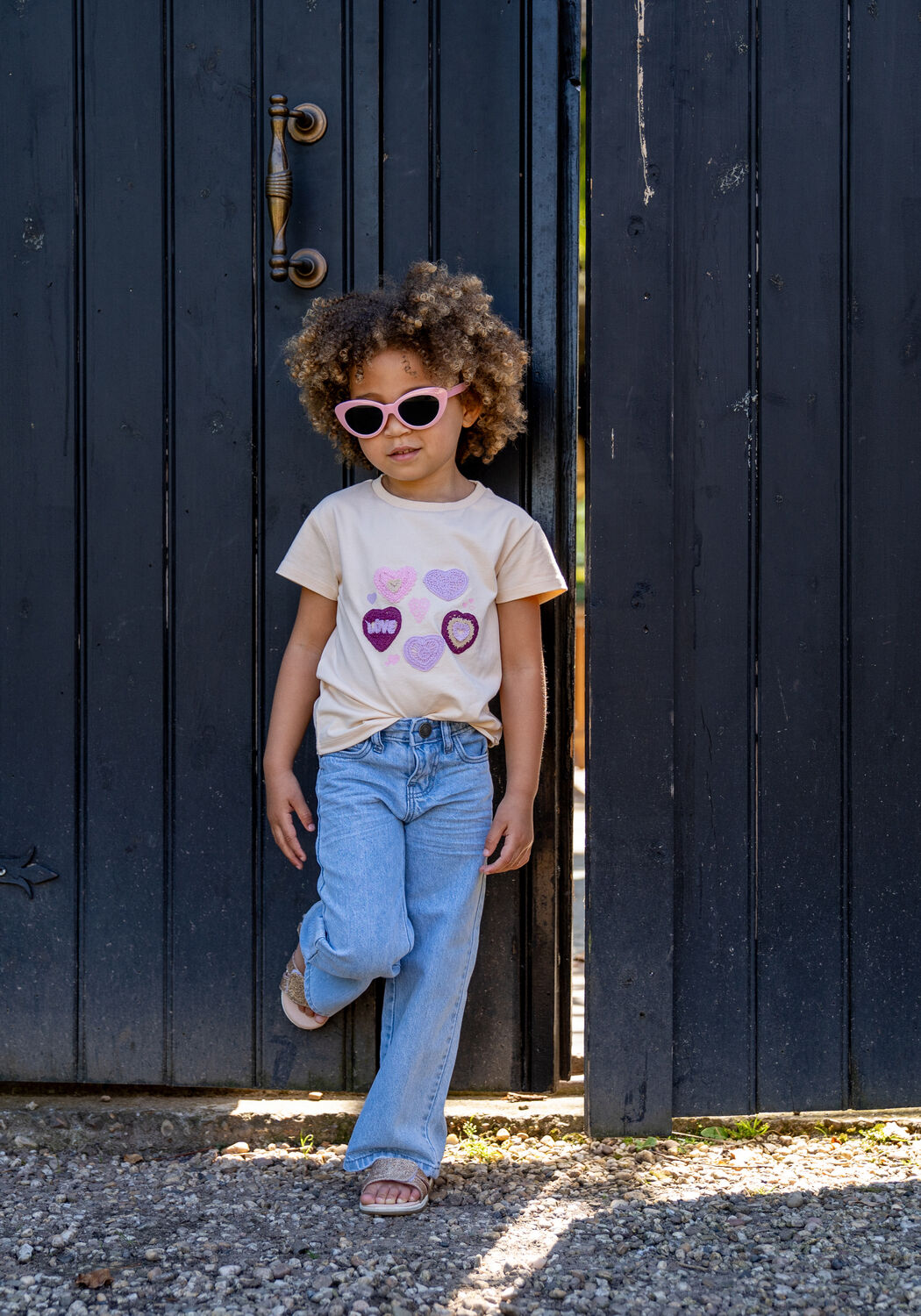 Hellblau KOKO NOKO Straight leg jeans P54978 - large