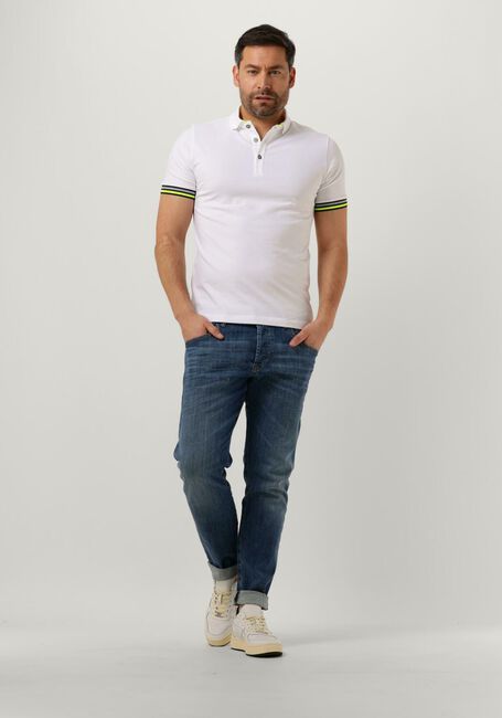 Weiße GENTI Polo-Shirt J7008-1219 - large