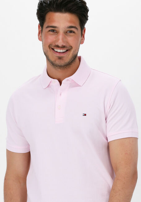 Hell-Pink TOMMY HILFIGER Polo-Shirt 1985 SLIM POLO - large