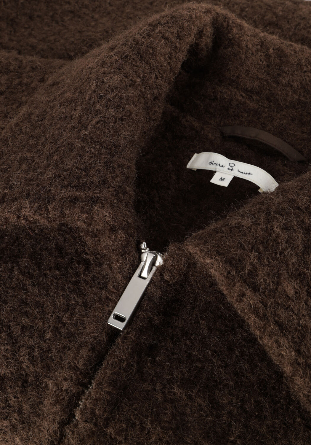 Braune CIRCLE OF TRUST Teddy-Jacke REESE JACKET - large