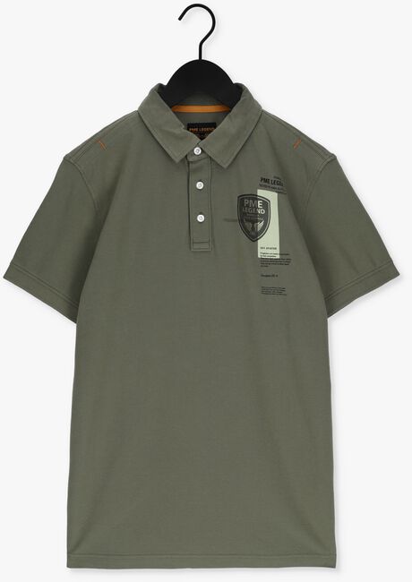 Grüne PME LEGEND Polo-Shirt SHORT SLEEVE POLO STRETCH PIQUE - large