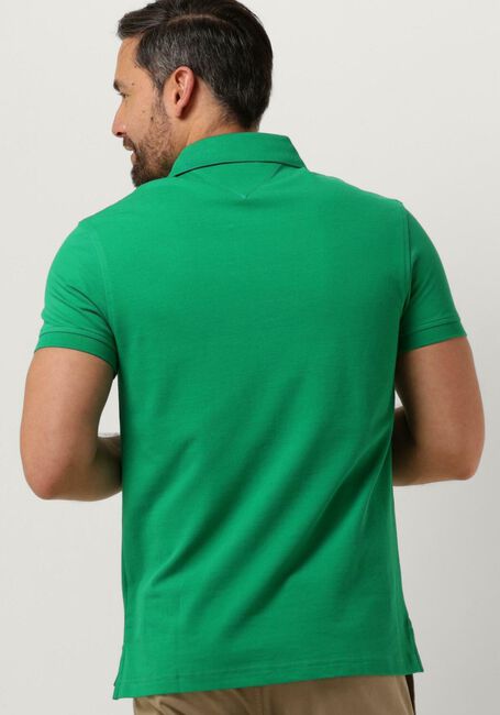 Grüne TOMMY HILFIGER Polo-Shirt 1985 SLIM POLO - large
