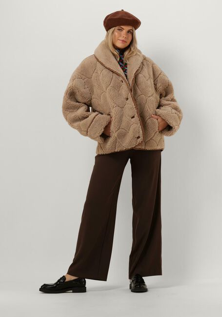 Braune FABIENNE CHAPOT Teddy-Jacke MERLIN JACKET - large