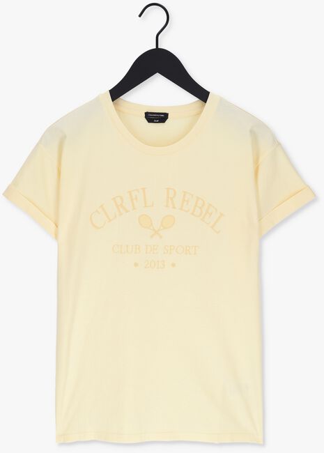 Gelbe COLOURFUL REBEL T-shirt CLUB DE SPORT BOXY TEE - large