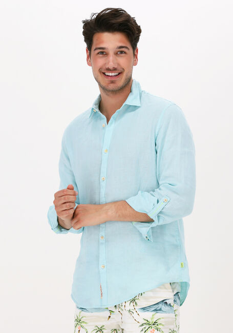 Hellblau SCOTCH & SODA Casual-Oberhemd REGULAR FIT GARMENT-DYED LINEN SHIRT - large