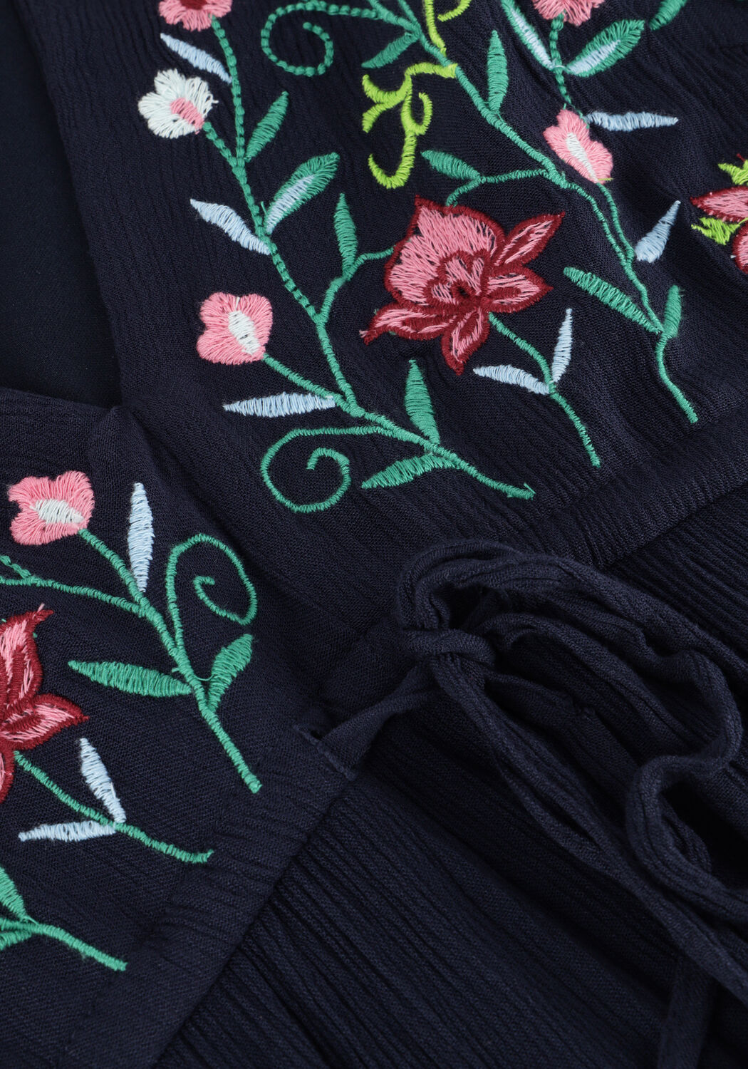 Dunkelblau Y.A.S. Maxikleid YASCHELLA SS MAXI DRESS - large