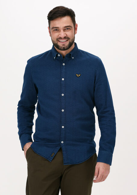 Dunkelblau PME LEGEND Casual-Oberhemd LONG SLEEVE SHIRT INDIGO DENIM - large