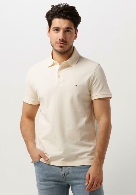 Beige TOMMY HILFIGER Polo-Shirt 1985 SLIM POLO - large