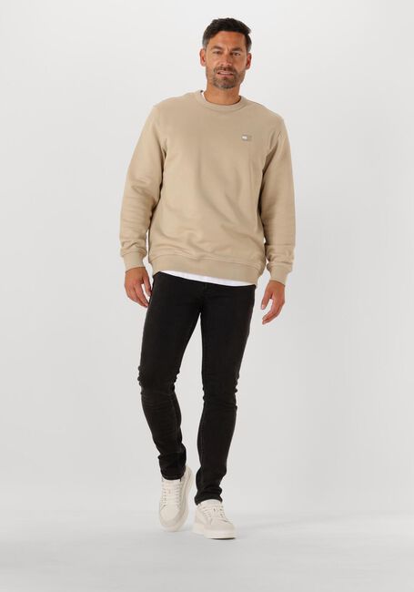 Beige TOMMY JEANS Pullover TJM REG BADGE CREW EXT - large