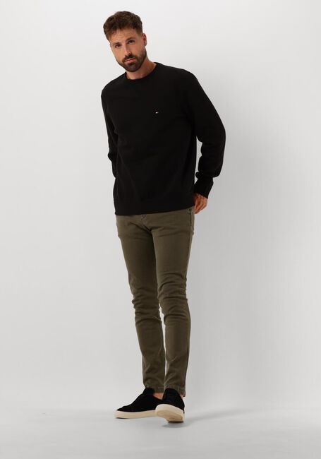 Schwarze TOMMY HILFIGER Sweatshirt ESSENTIAL FLEECE CREWNECK - large