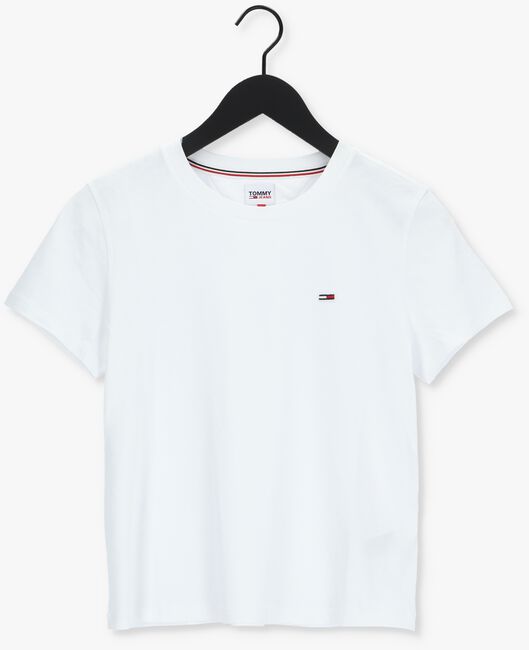 Weiße TOMMY JEANS T-shirt TJW REGULAR JERSEY C NECK - large