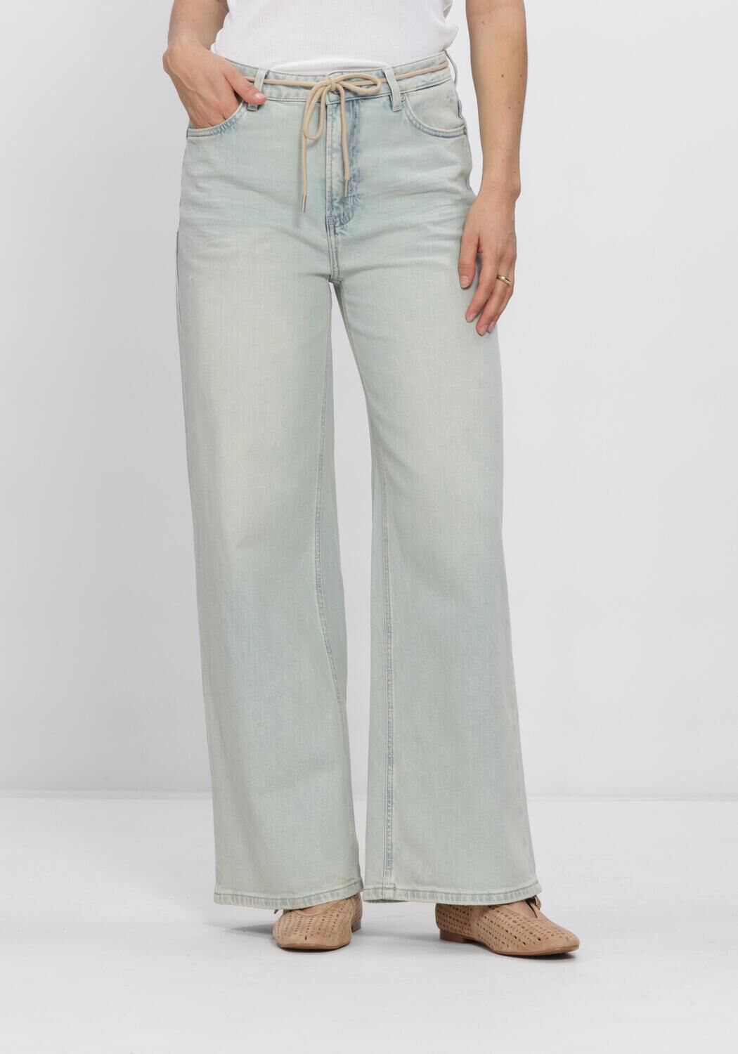 Blaue CIRCLE OF TRUST Wide jeans JONA DNM - large