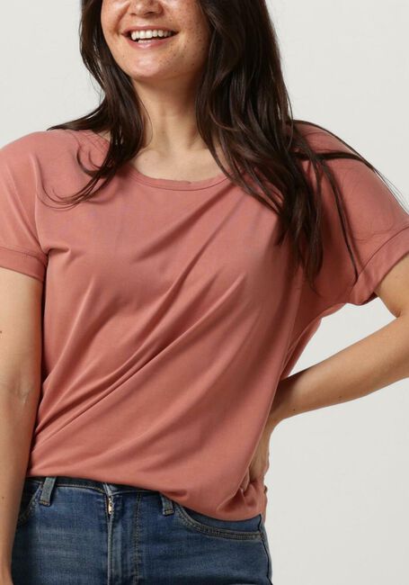 Orangene MSCH COPENHAGEN T-shirt FENYA MODAL TEE - large