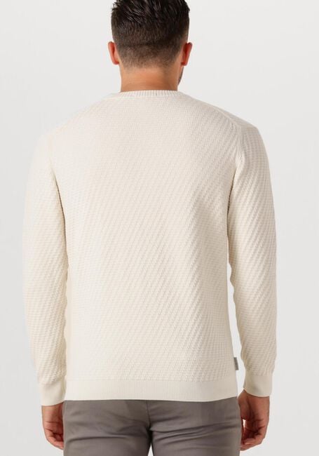 Ecru CAST IRON Pullover REGULAR FIT COTTON STRETCH STRUCTURE - large